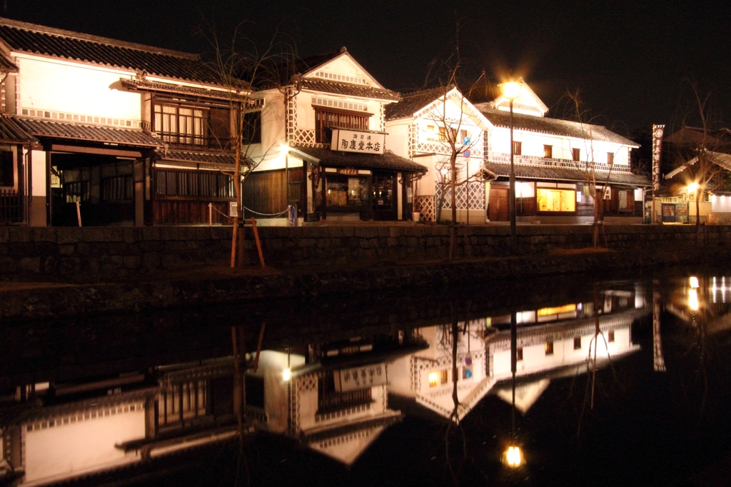 夜の美観地区