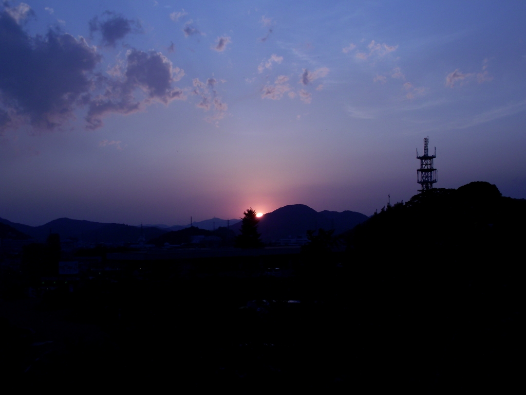 名古山　（夕空）