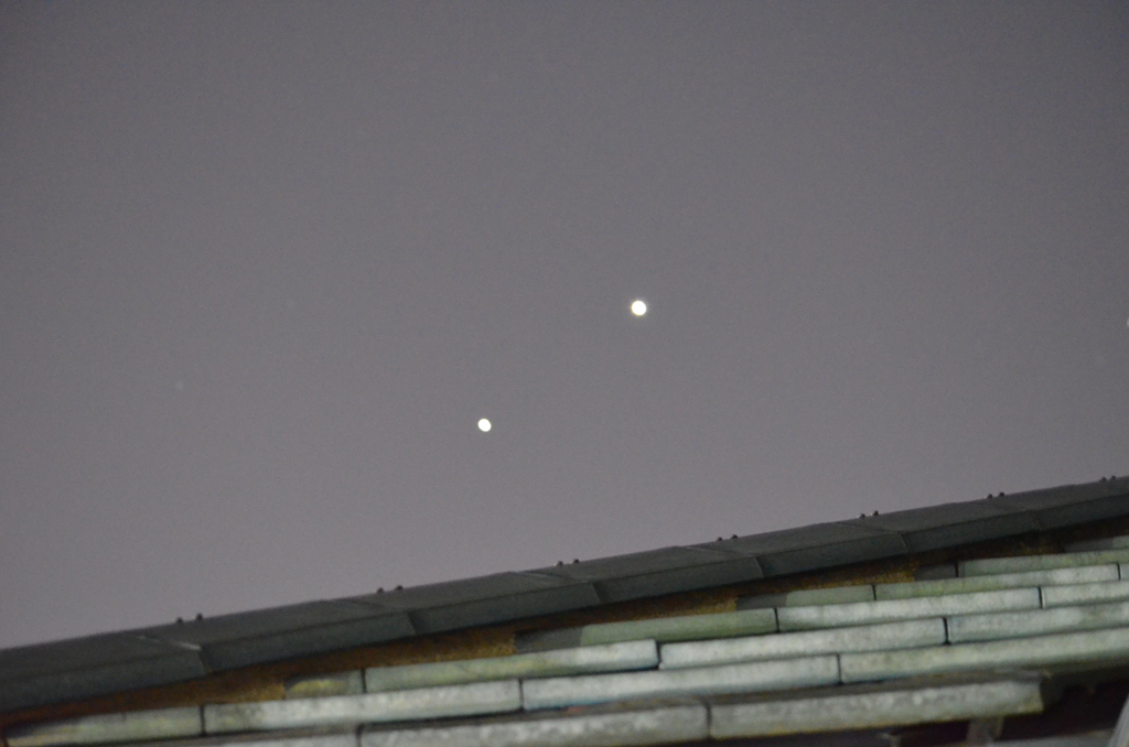 金星＆木星急接近