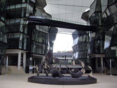 ガラスのオブジェ