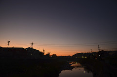 秋の夕暮れ