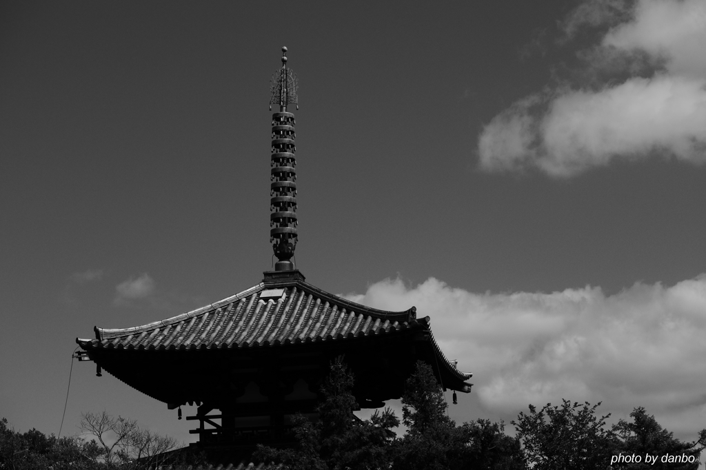 法輪寺 三重塔