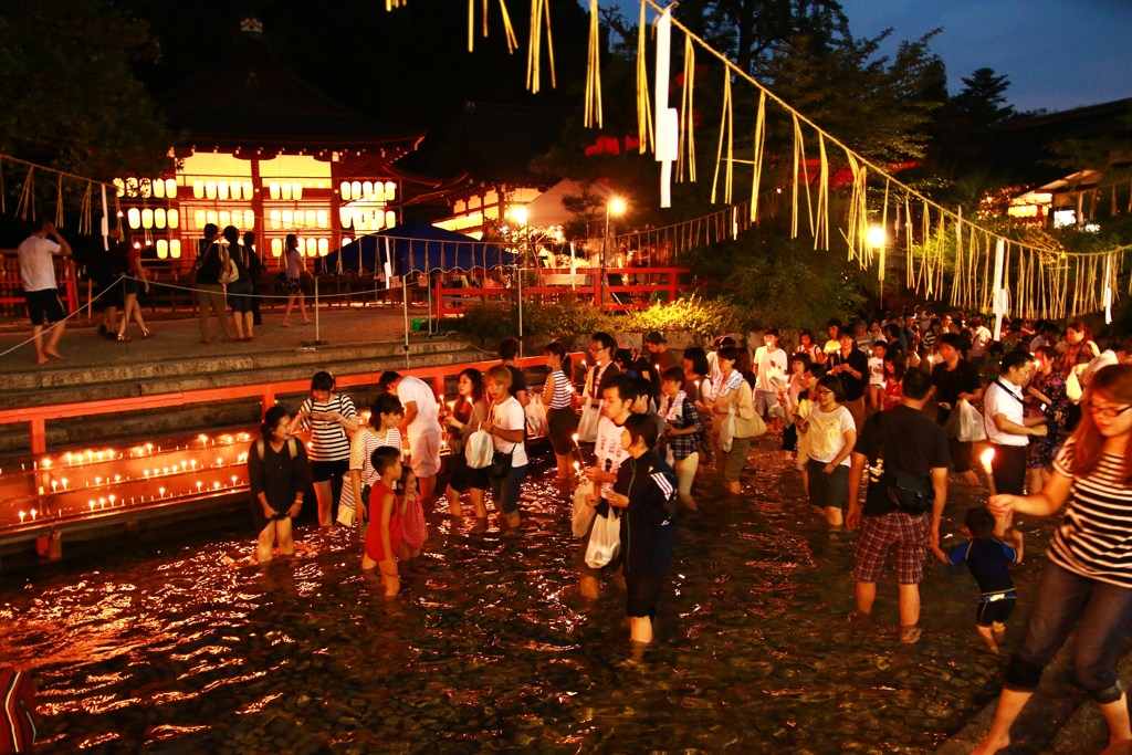 下鴨神社。夏の風物詩