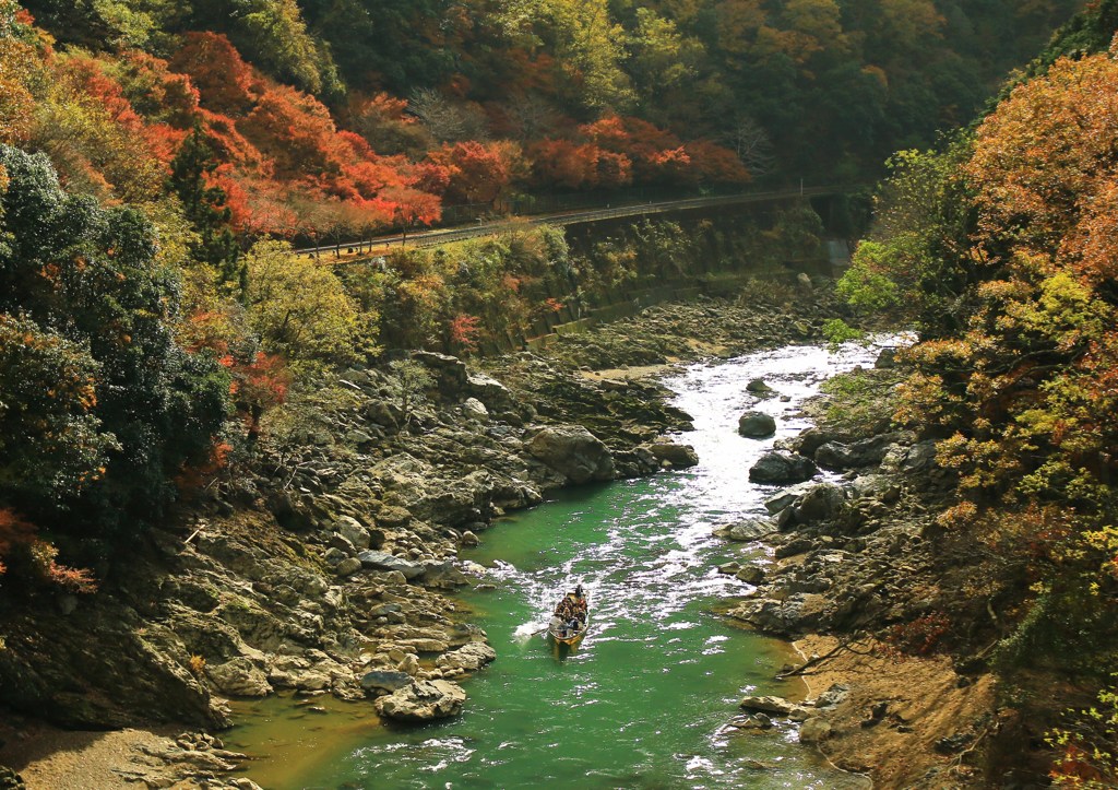 保津峡川下り