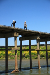 ＊流れ橋＊復旧開通③