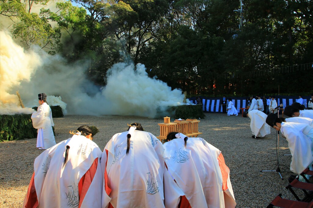 神事始まる！！