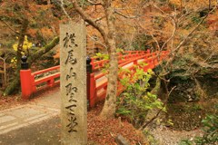 高雄・槇尾山西明寺の指月橋