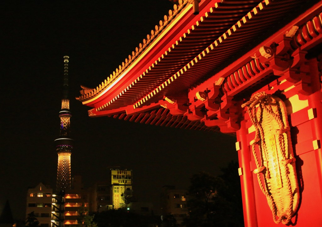 浅草寺夜景