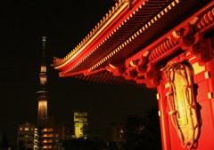 浅草寺夜景