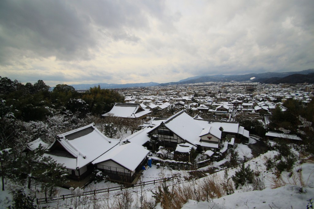 京都洛北雪景色