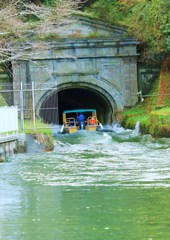 琵琶湖疎水船出発