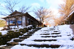 京都大原雪化粧