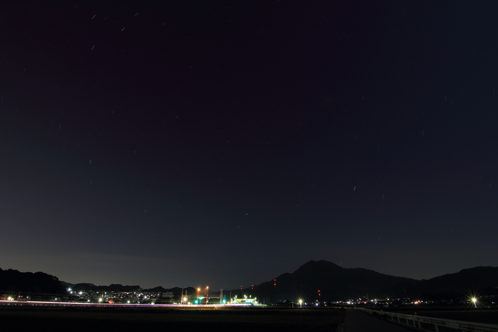 初めての星景写真