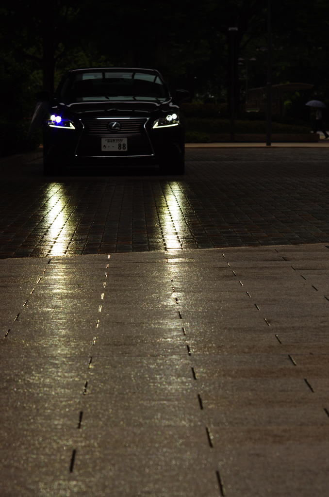 大學のえらい人の車