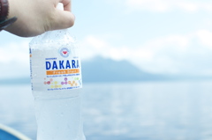 喉が渇くね...だから