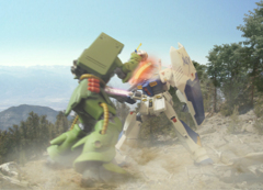 ザクⅡ  FZとガンダムNT1 "アレックス"