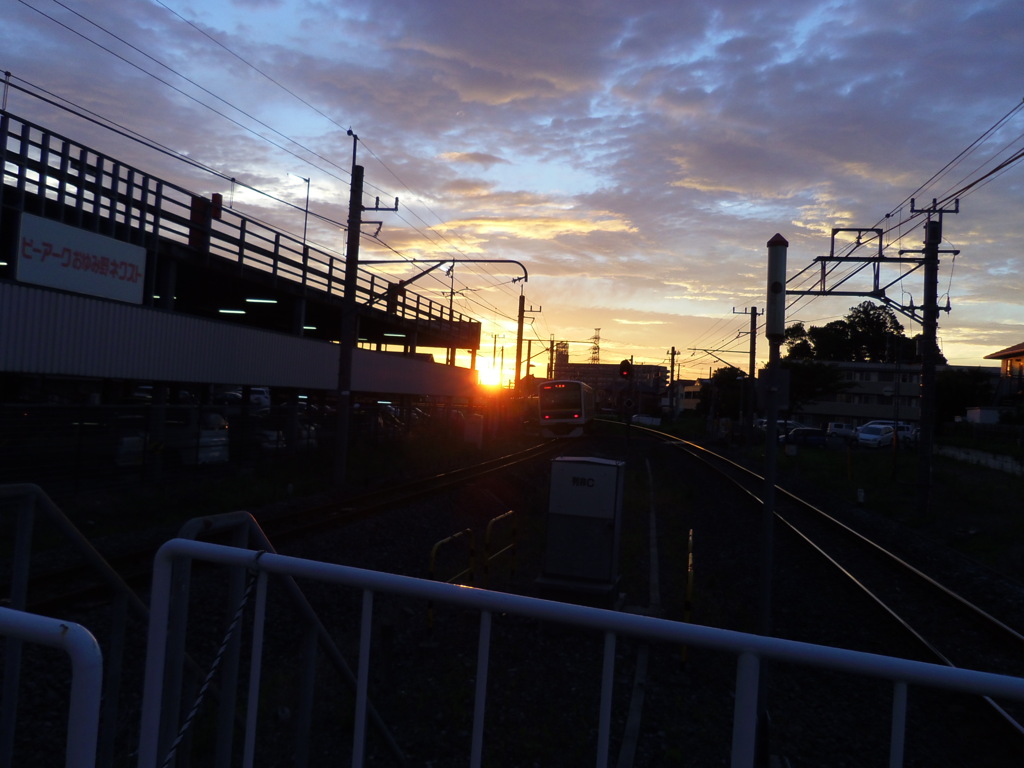 夕暮れ