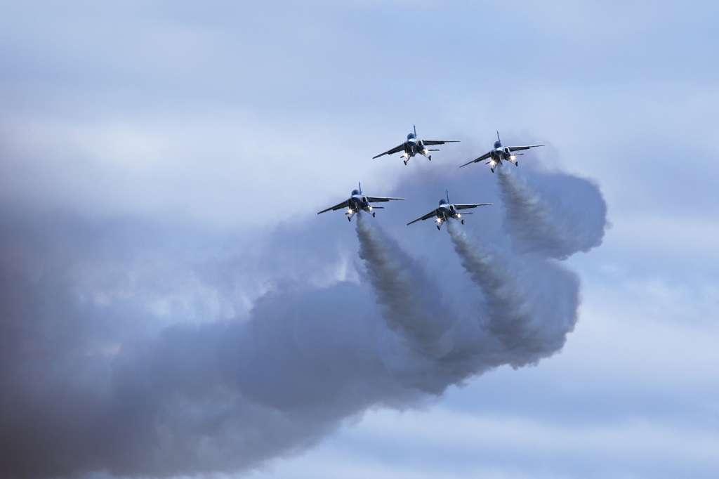 2014 入間基地祭・ブルーインパルスがご挨拶！