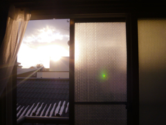 夕日