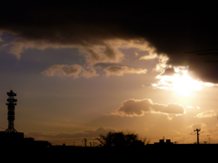 夕日