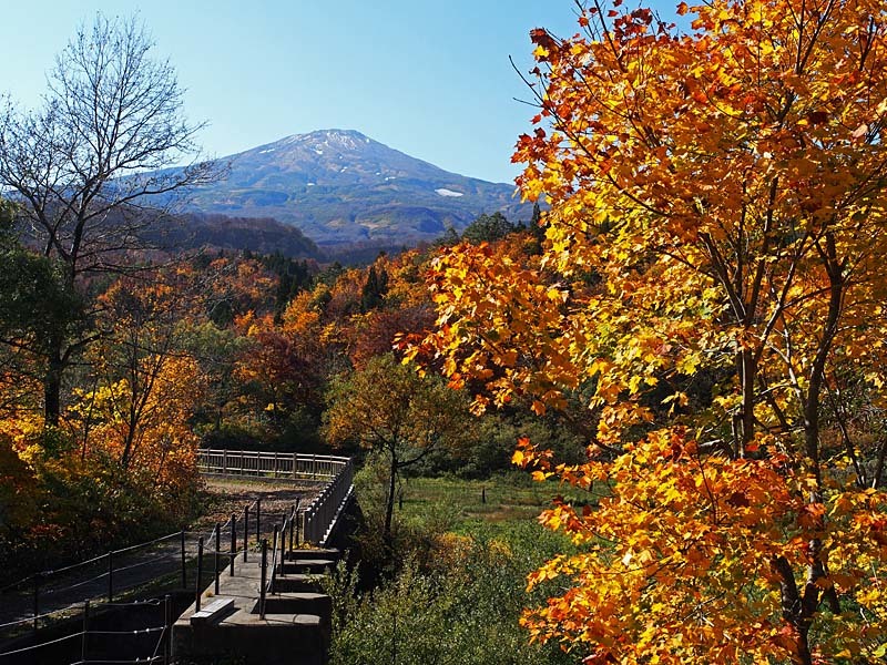 紅葉の鳥海山２