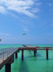 宮古島　下地空港　訓練中