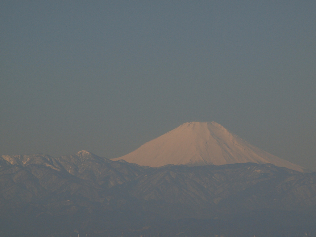 新宿から見た富士山