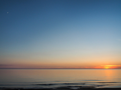 夕日