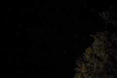 胎内平での星空