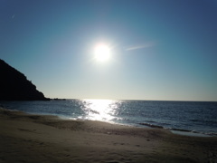 太陽と海