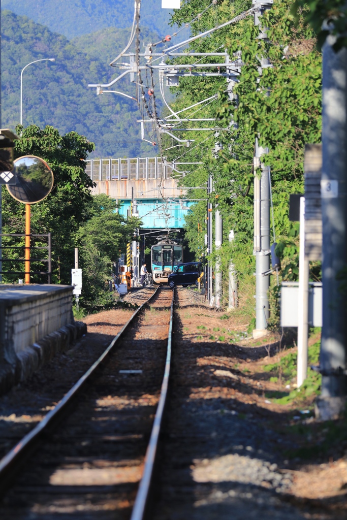 列車通過！　地元ローカル線