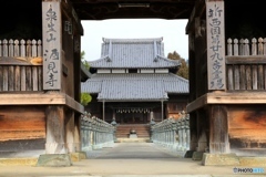加西市　酒見寺にて