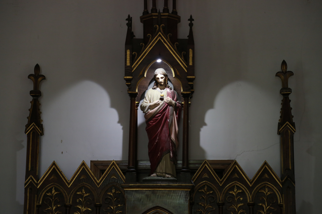 津和野　教会にて