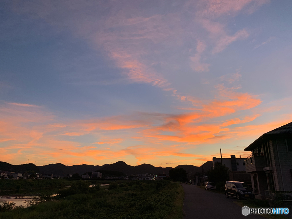 故郷夕景１