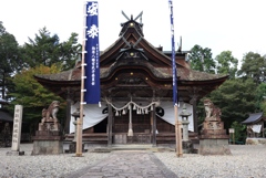 柏原八幡宮　柏原にて