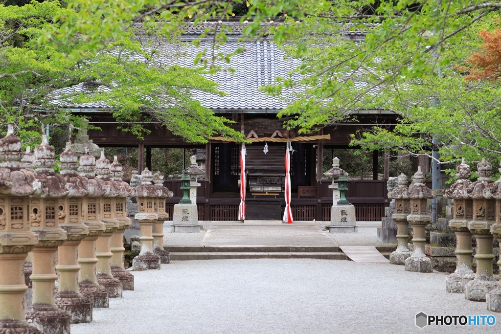 近場の神社にて２
