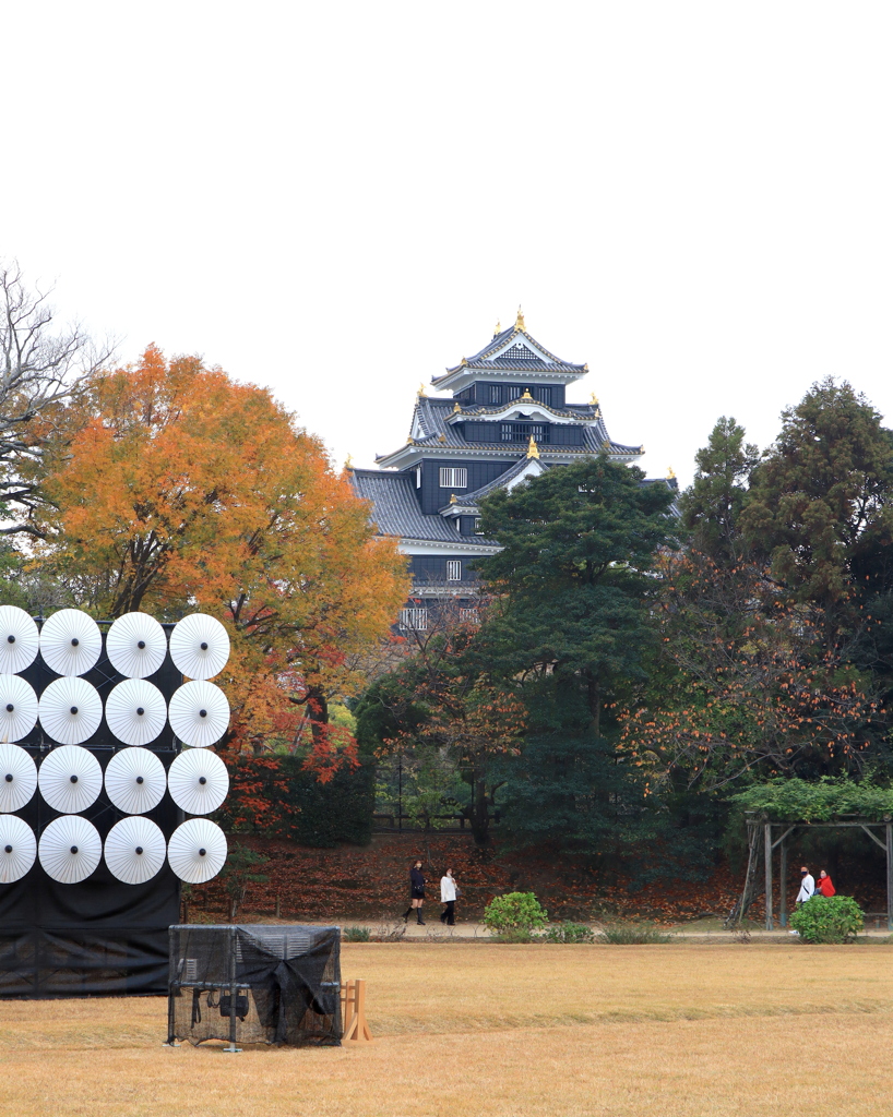 岡山後楽園にて3