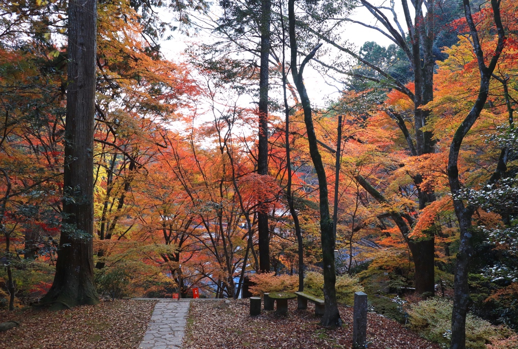 石龕寺にて