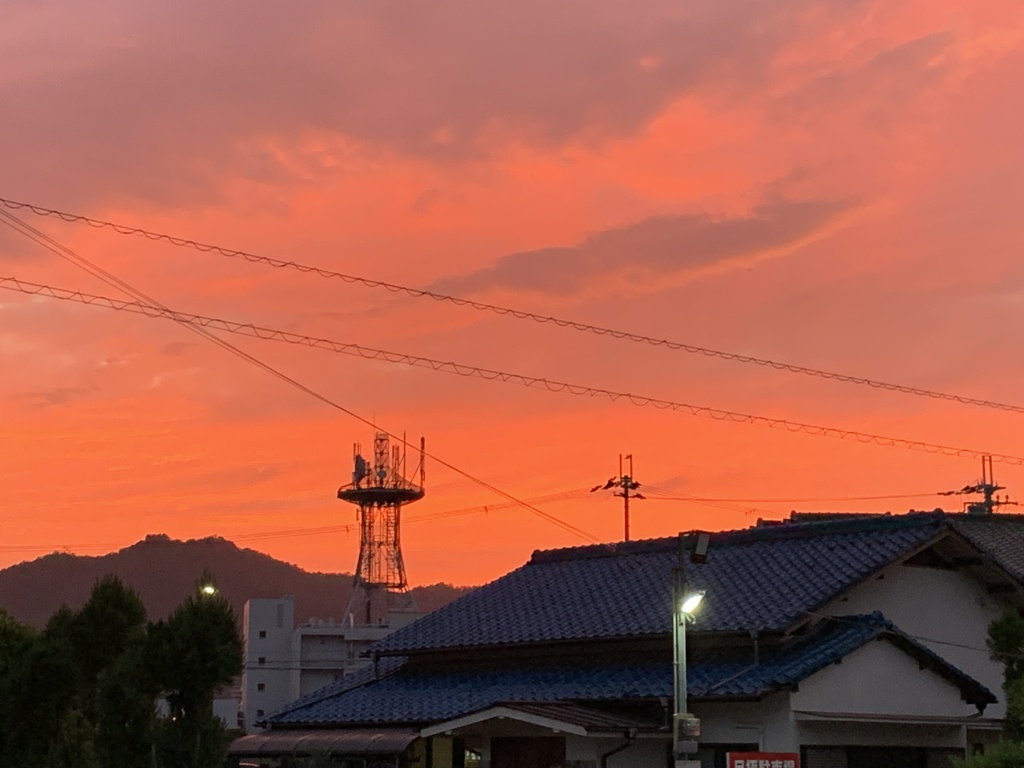 故郷夕景