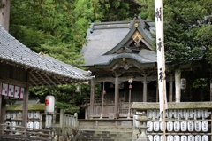 知井八幡神社にて