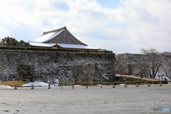 篠山城址にて