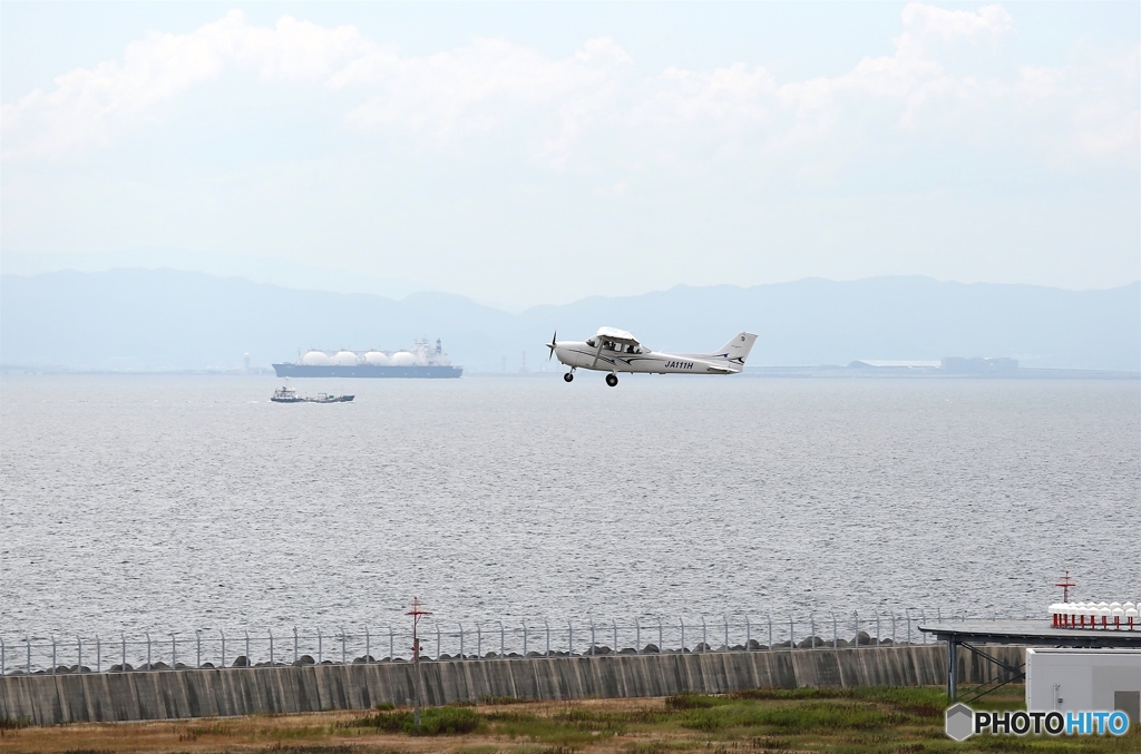 神戸空港にて５