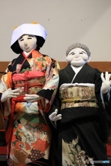 お幸せに　奥播磨かかしの里にて