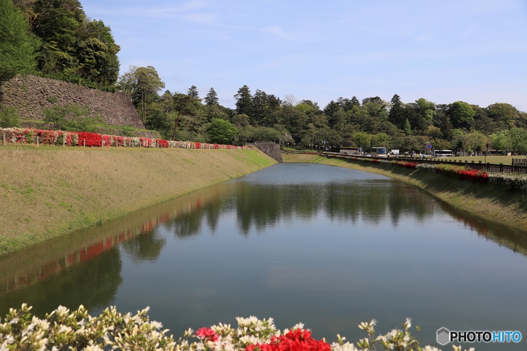 金沢城公園にて６