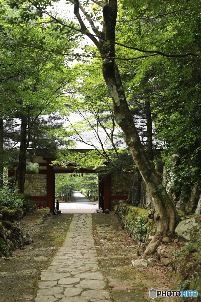 石龕寺にて２