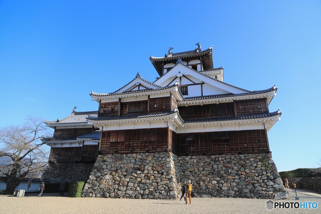 福知山城にて