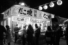 夜店の賑わい