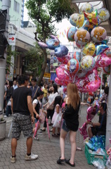 バルーンの売り子さん