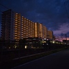 都会の夕景