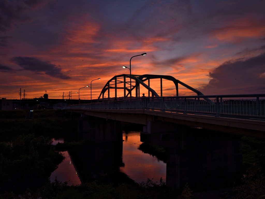 宮園橋夕景